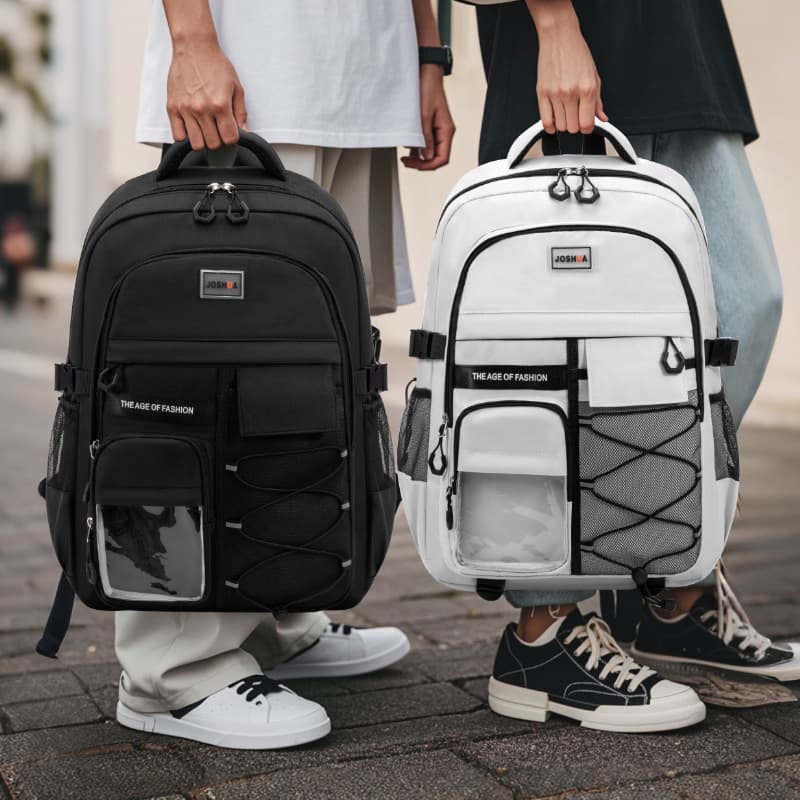Middle School Student Backpack Casual Large Capacity Lightweight Double Shoulder Bag for Grades 6-9 Trendy Drop Shipping Elementary Kids School Bag
