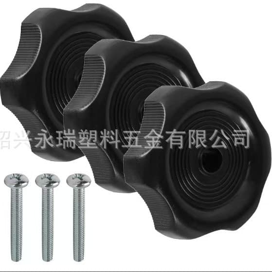 RV Accessories Window Ventilation Knob Handle Length 1 inch 1/2 inch Black White Brown