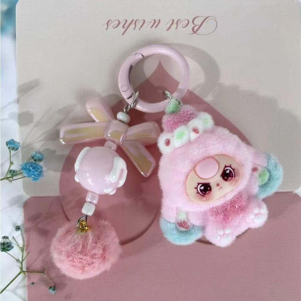 Three-year-old cute pendant new school bag bag cartoon doll girl pendant student keychain best friend gift