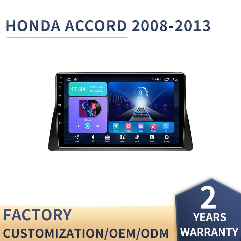 Carplay Car Stereo for Honda Accord Android Smart Central Control Large Screen Navigation