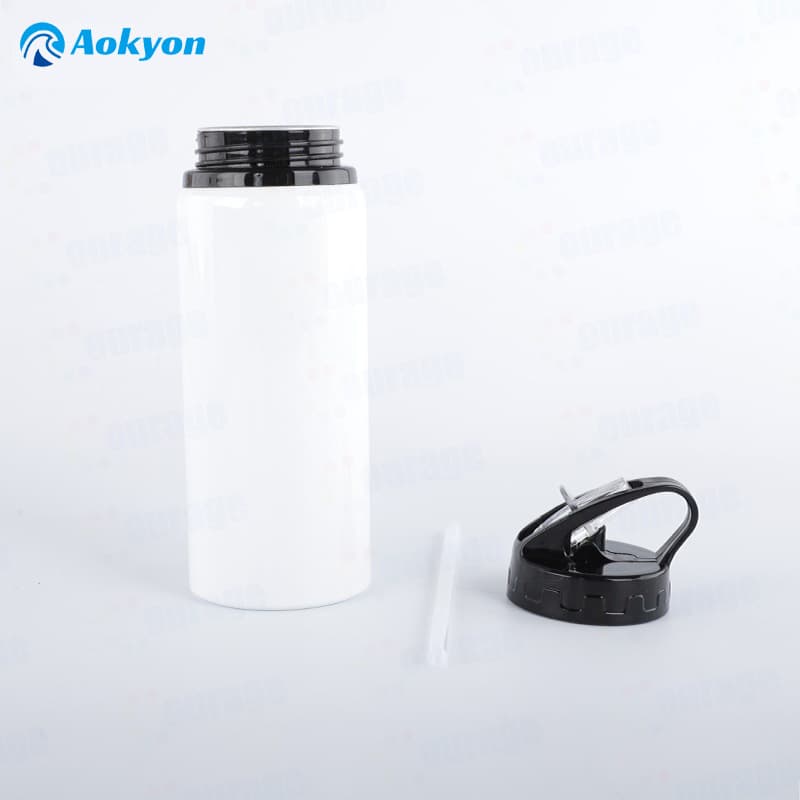 Blank Heat Transfer Sports Water Bottle Climbing Cup Sublimation Coated Blank Aluminum Bottle DIY Printable Logo Factory Wholesale