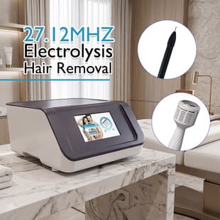 Fast/Ultra-Fast Thermal Depilation Device 27.12MHz Electrolysis Technology White Hair Efficient Hair Removal Thermal Depilation
