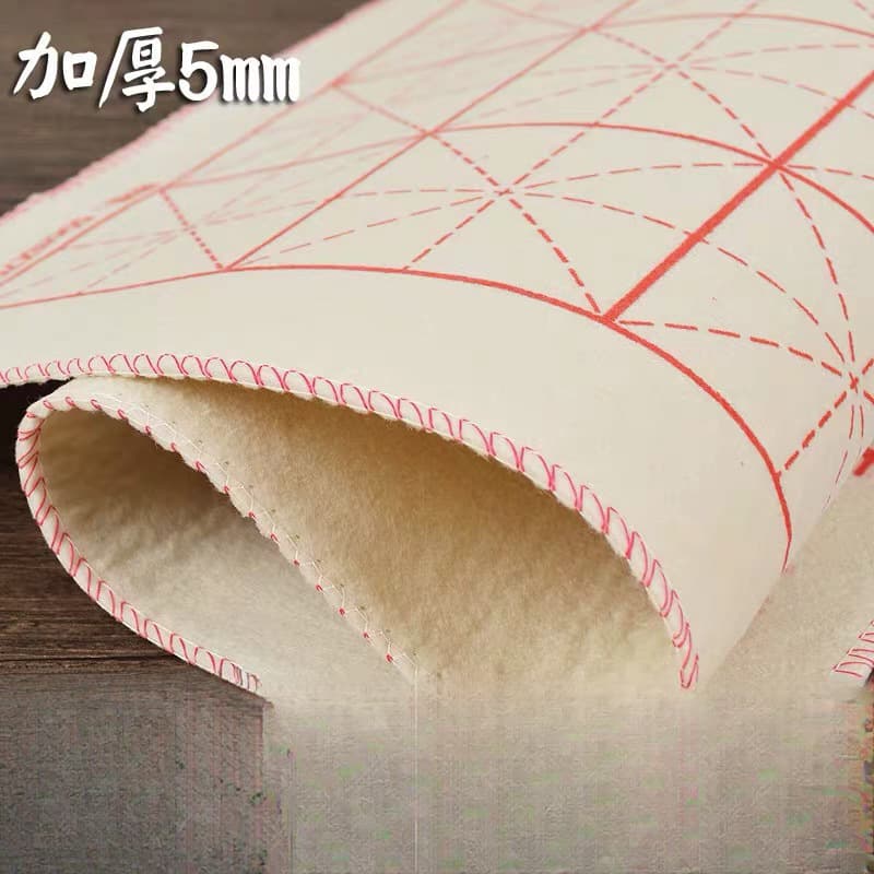 Calligraphy felt thickened felt cloth calligraphy and painting rice grid students practice calligraphy felt pad brush calligraphy felt pad felt cloth TYmy