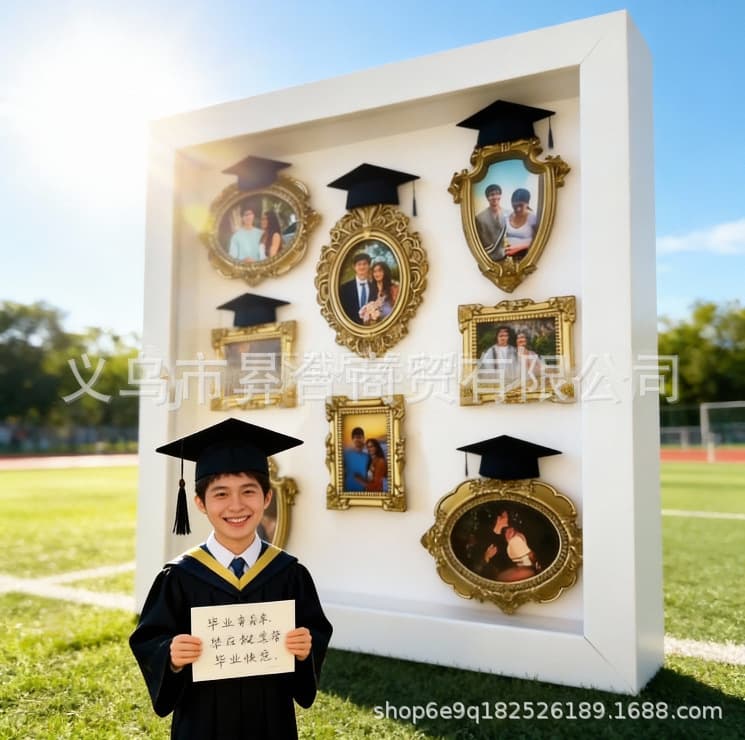 DIY Mini Museum Silhouette Box Graduation Gift