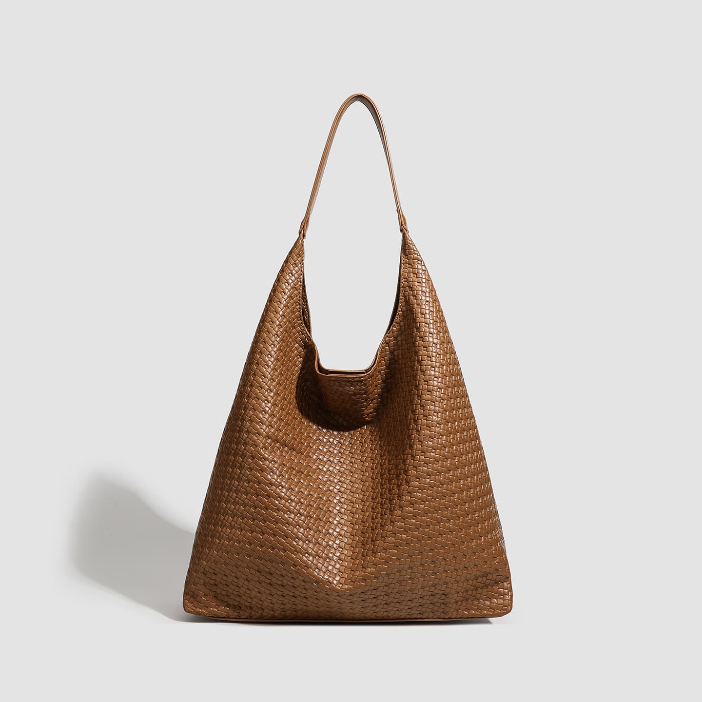 2026 New Trendy Niche Design Retro Woven Mother-Child Bag Versatile Large Capacity Commuter Handheld Shoulder Tote Bag