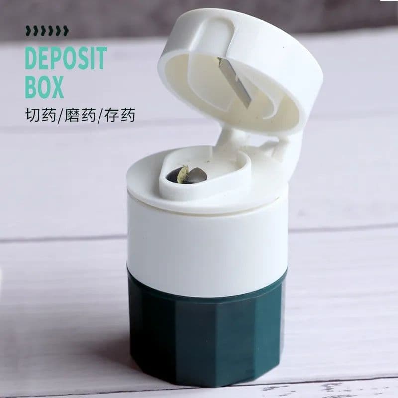 Pill Crusher Powder Grinder Medicine Tablet Crusher Manual Super Fine Grinding Tool for Crushing Western Medicine