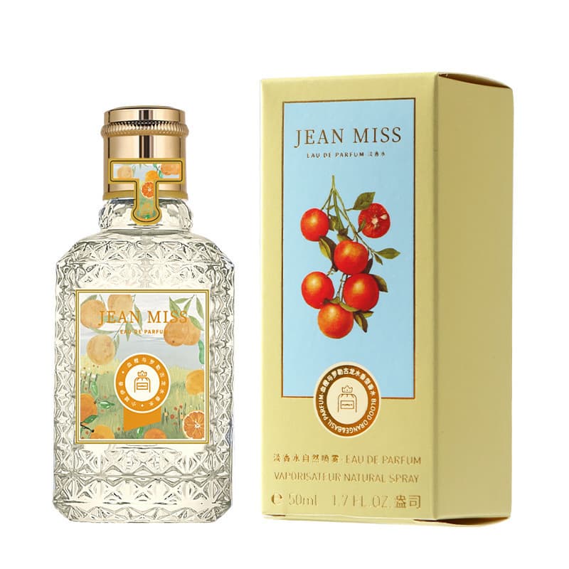Women's Long-Lasting Light Lemon Scent Perfume, Blood Orange Basil Original Forest Men's Woody Lychee Scent Perfume for Students