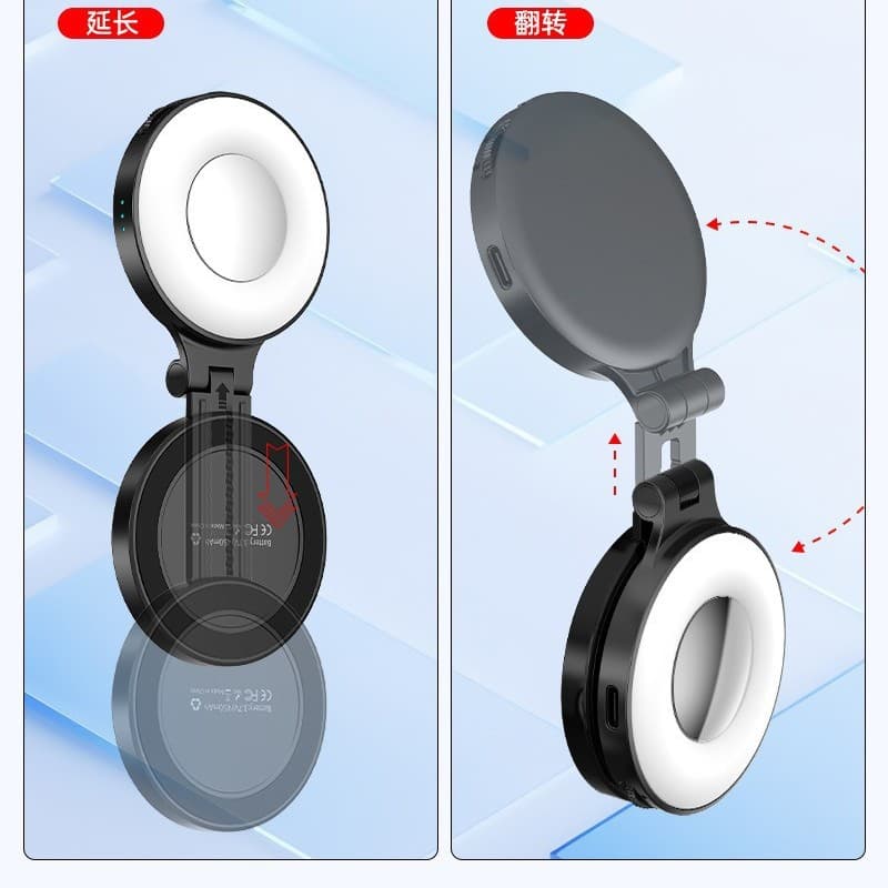 Magsafe Magnetic Ring Light for Phone, Mini Portable Fill Light for Photography