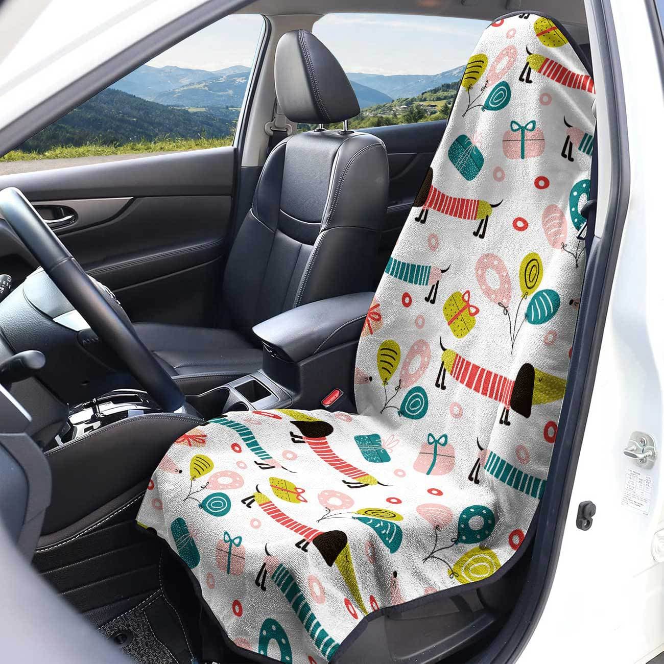 Dog Seat Towel Cover Front Seat Protector for Gym and Workout All Seasons Car Mount