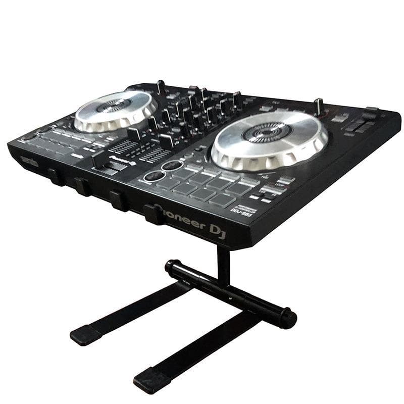 Professional Foldable DJ Laptop Stand Adjustable Height and Rotating CD Sound Card Stand Mixing Turntable Equipment Rack