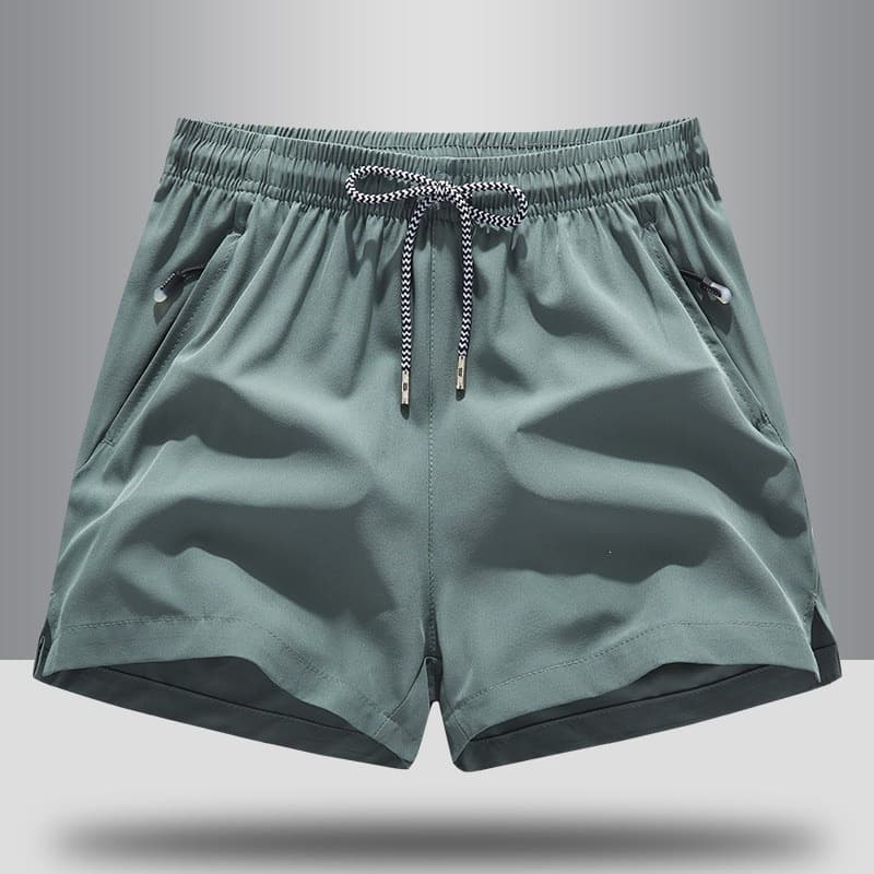 Men's Summer Running Shorts - Ice Silk Quick-Dry Outdoor Sports Fitness Marathon 3-Inch Shorts, Loose Fit