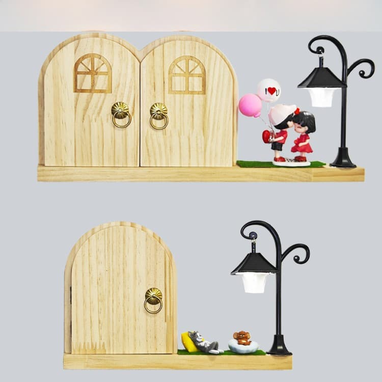 Solid wood switch wall sticker protective cover living room decorative frame creative socket panel cover Nordic style switch decorative cover