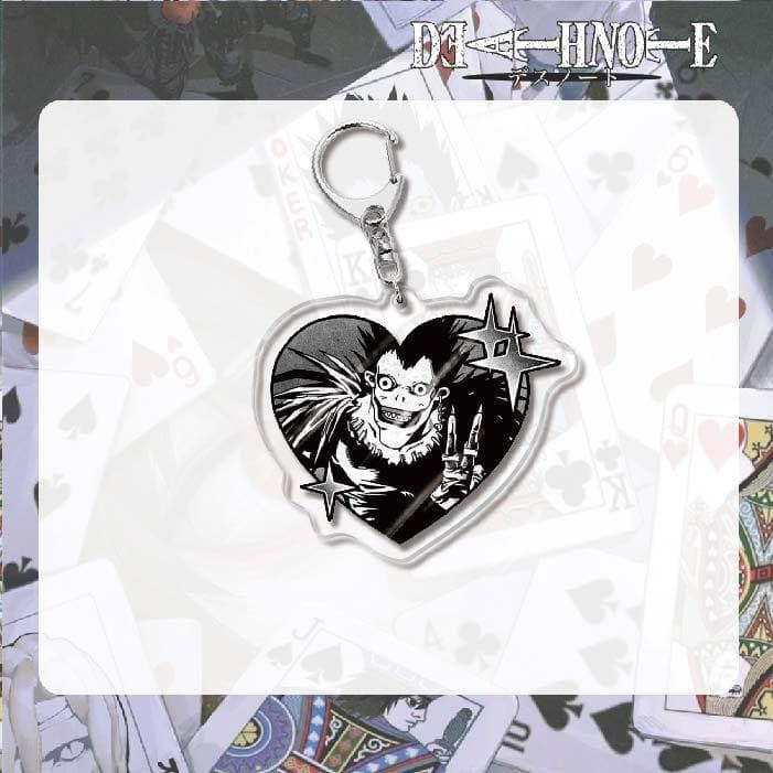 Death Note Acrylic Keychain Charm Decoration L Light Yagami Armin Arlert Anime Merch