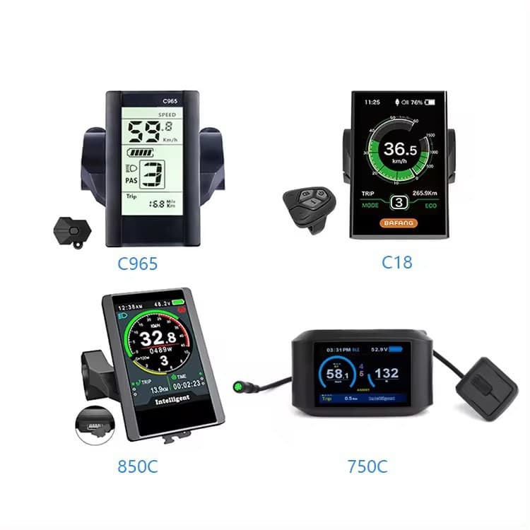BAFANG C18/C965/850C/750C TFT LCD Color Screen HD Electric Bicycle Meter