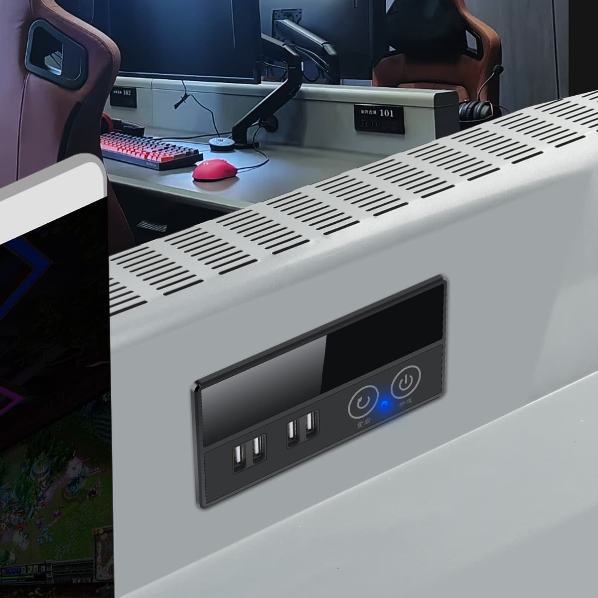 New product: 070 Internet Cafe Manager Desktop Switch Embedded 4-Port HUB for Gaming Hotels and Internet Cafes