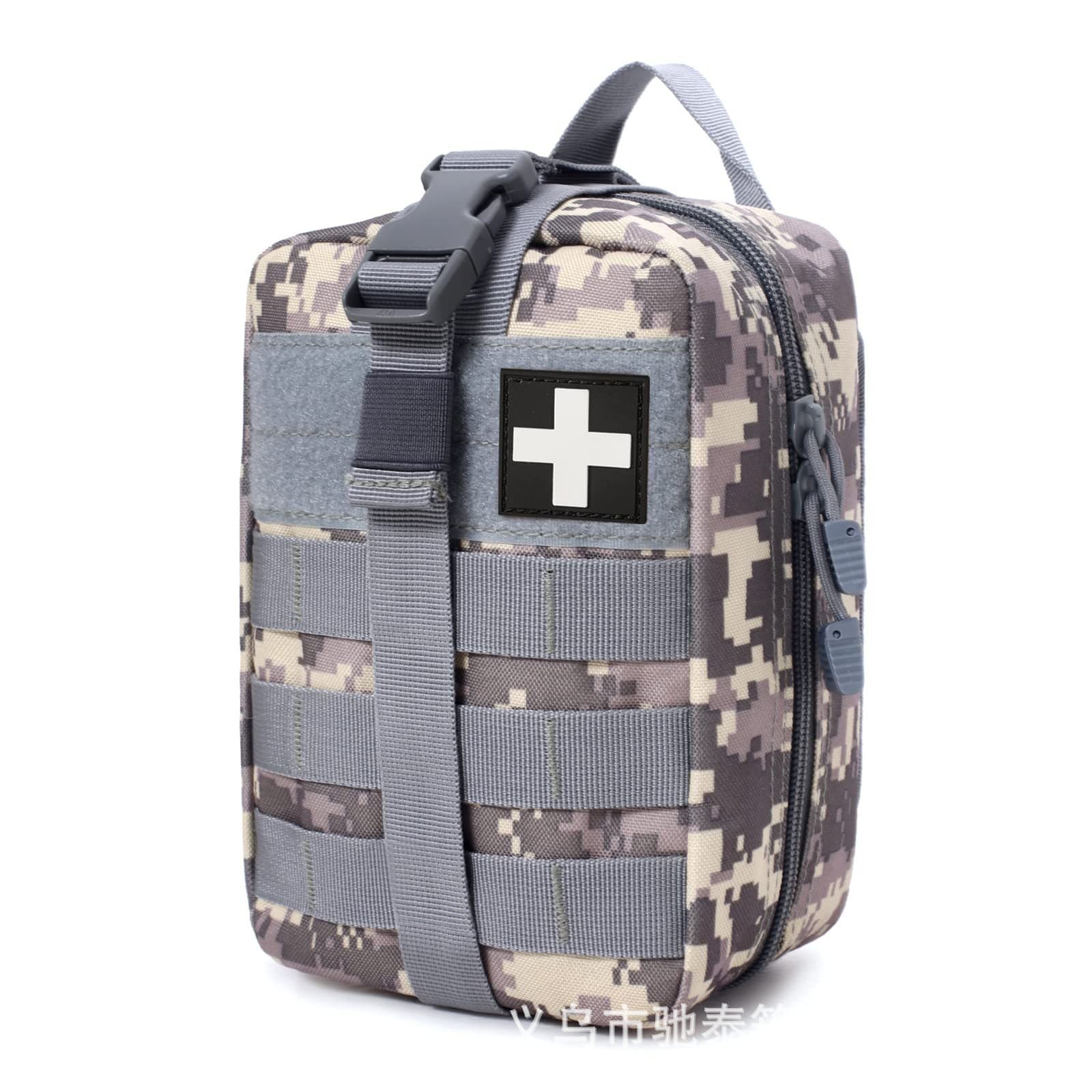Tactical Medical Pouch Attachment Pack Waist Bag Camouflage Multi-functional Outdoor Hiking Survival Bag
