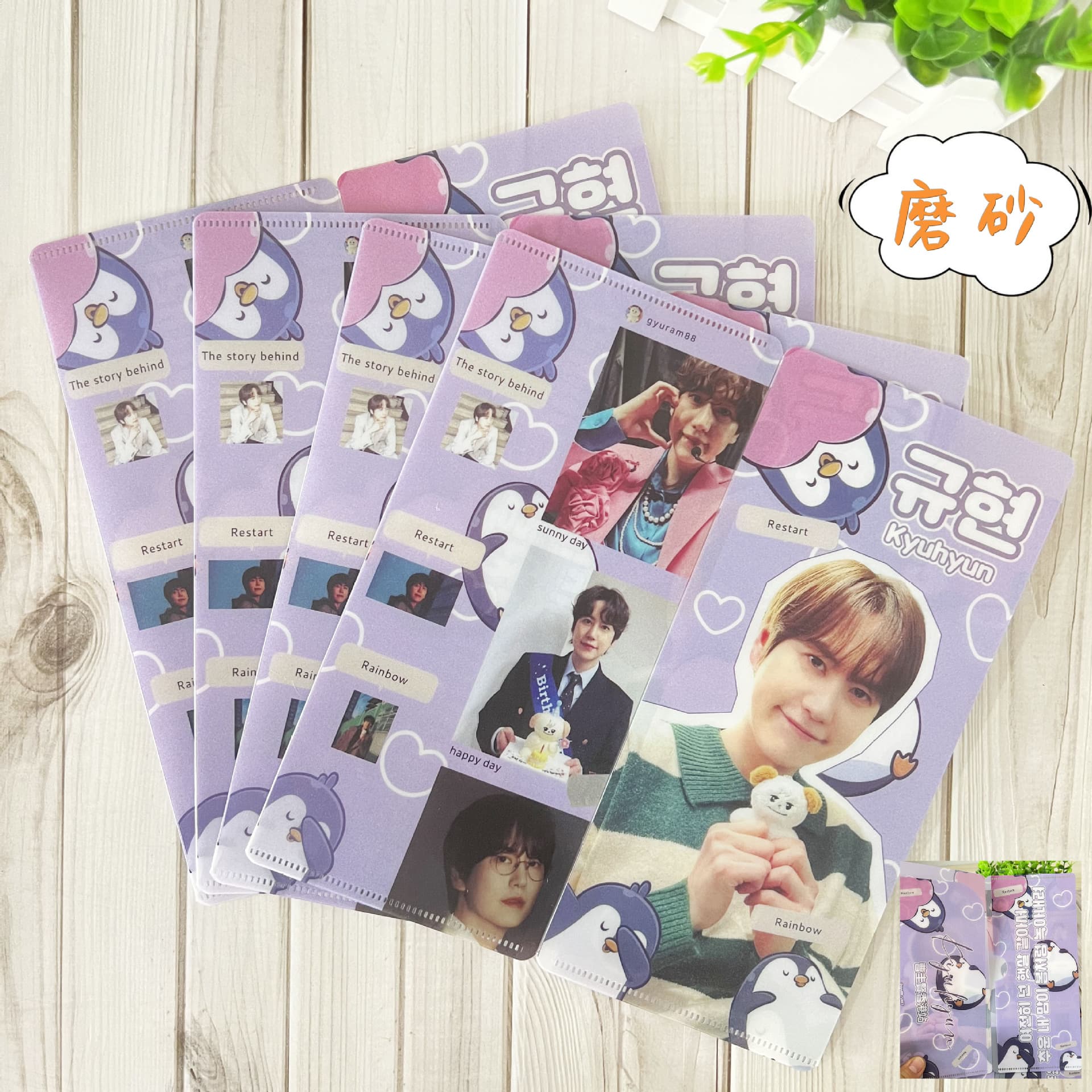 Custom Frosted Thick Eco-friendly PP Ticket Holder - Concert Ticket Clip with Logo Printing