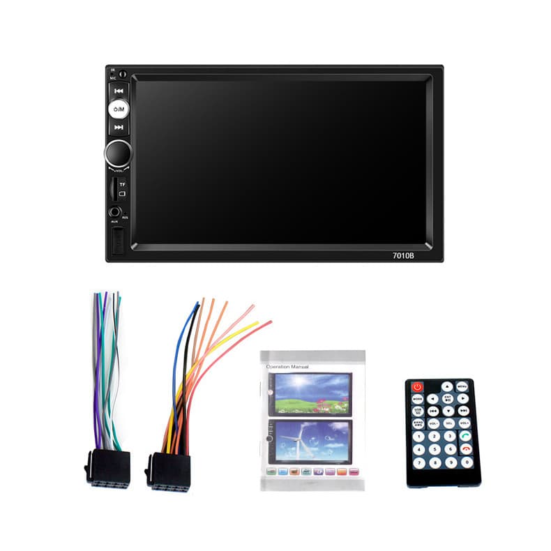 7-inch dual-chip Bluetooth display screen for cars, 7010B in-car MP5 player.