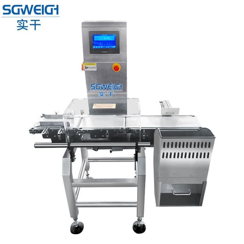 Blueberry Chocolate Automatic Checkweighing Sorter, 300g Box High-Precision Real-Time Rejection of Non-Conforming Products