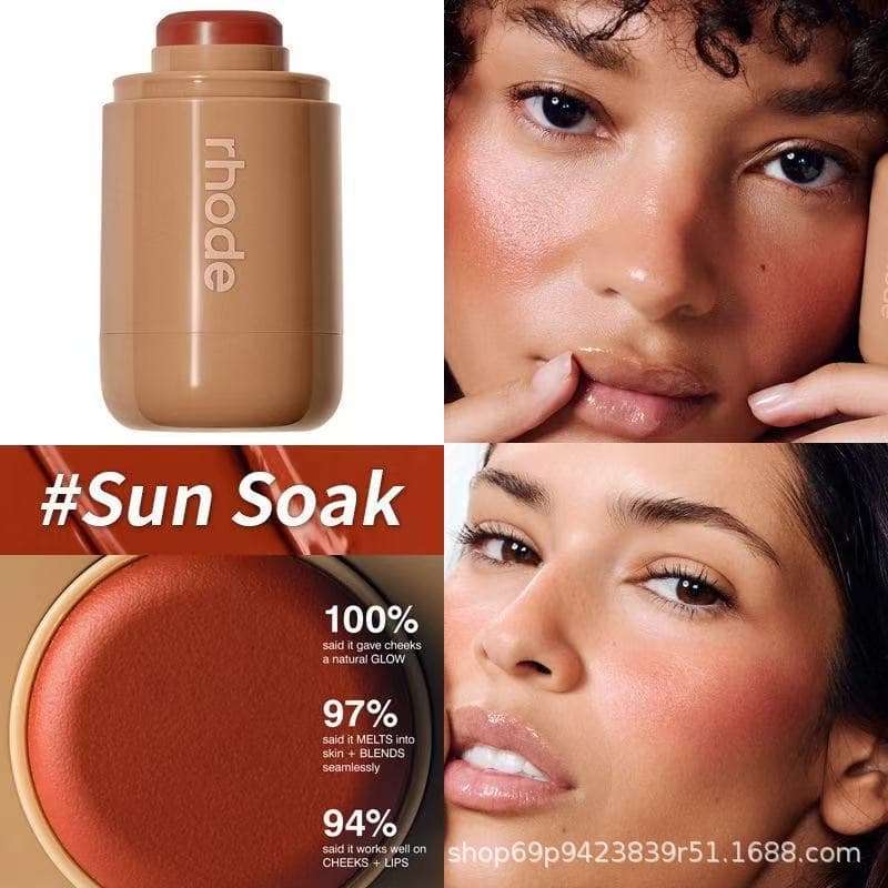 Cross-border Hailey New Arrival Hailey Bieber Blush Piggy/Freckle Lip and Cheek Tint Rhode Skin Blush