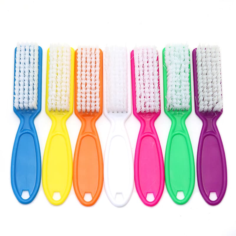 Nail Cleaning Tool Straight Handle Dusting Brush Beauty Tool for Manicure and Pedicure Blue Orange White Green Pink Purple Yellow Black