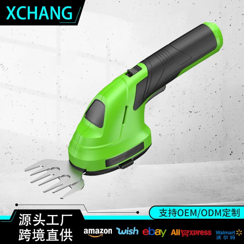 Source Factory Cross-border Electric Lawn Trimmer Small Lawn Mower Multifunctional Lithium Hedge Handheld Grass Cutter