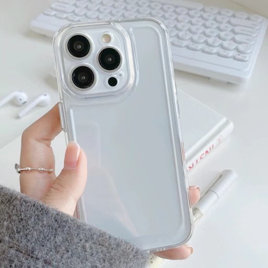 Transparent 16 Space Case for iPhone 15 Full Coverage Protective Case, Anti-Drop Soft Case for iPhone 14/17 Phone Case