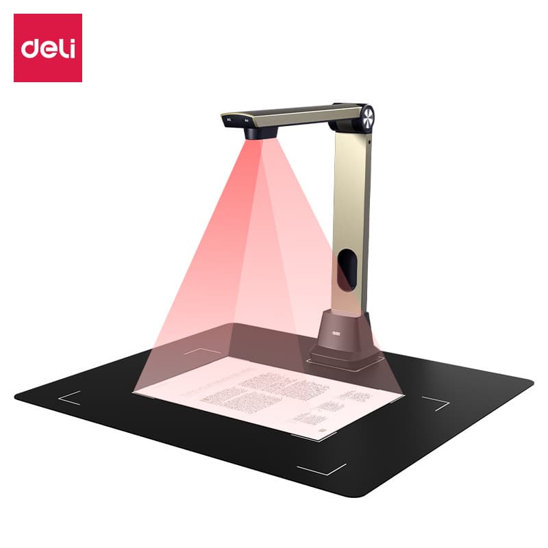 Deli GK201 High-Resolution Scanner with A3 Specification, Dual Main Cameras Auto-Switching Lens, and 22 Megapixel