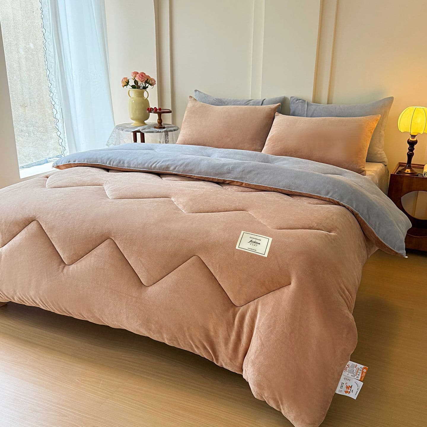 Milk Fleece Quilt Winter Wool Quilt Anti-mite Thickened Warm Duvet Spring/Autumn Student Dorm Double-sided Fleece Wholesale
