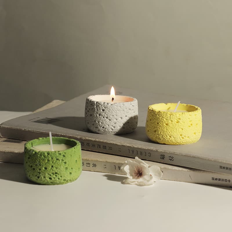 Mini Space Cup Scented Candle Plaster Cup Home Bedroom Fragrance Gift Cross-Border Souvenir Handmade Daily