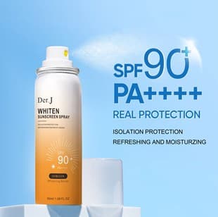 Export Exclusive Sunscreen Spray SPF90+ High Protection Anti-UV Full Body Sunscreen Military Training Portable Face Spray