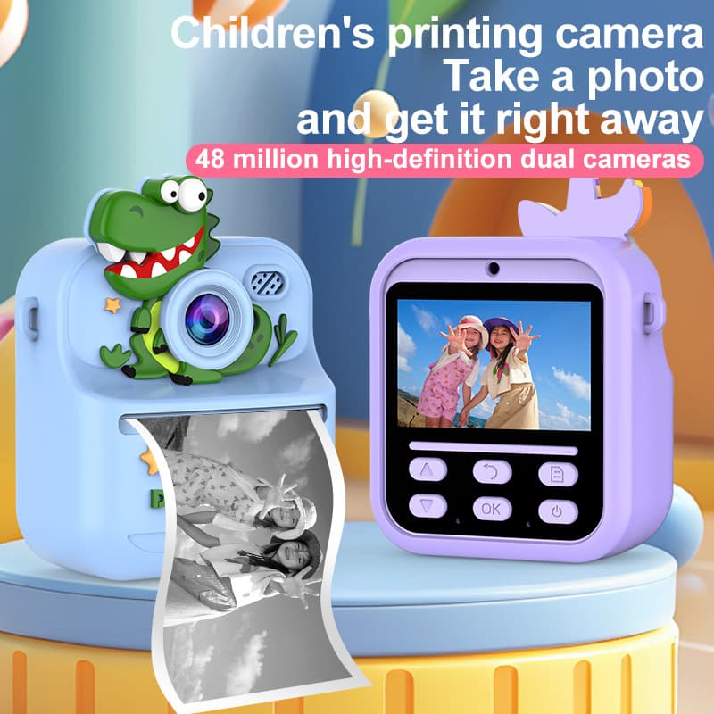 Cross-border new product S1 HD mini instant camera Children's instant thermal printing digital camera
