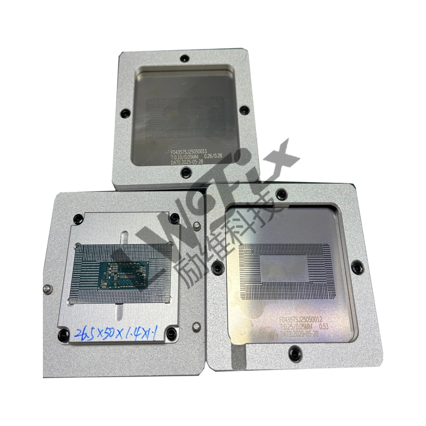 SRKT3 Etched Stencil Handheld 3-in-1 Ball Placement Station for Chip Repair and Chip Rework