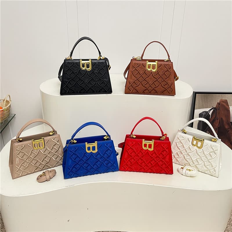 Fashionable and simple handbag 2026 new high-end heavy-duty embroidered shoulder cross-body women's bag fashionable women's bags