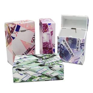 Cross-Border Cigarette Case ABS Eco-Friendly Cigarette Case Cross-Border Direct Sales 20-Cigarette Press Automatic Open Anti-Crush Moisture-Proof Drop-Proof Cigarette Case