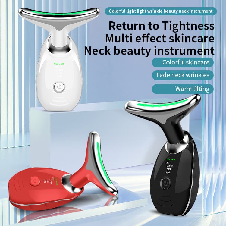 Cross-Border Neck Beauty Device for Reducing Neck Lines, Neck Care Massager, Neck Firming and Lifting Device for Wrinkle Removal, Anti-Aging Beauty Device