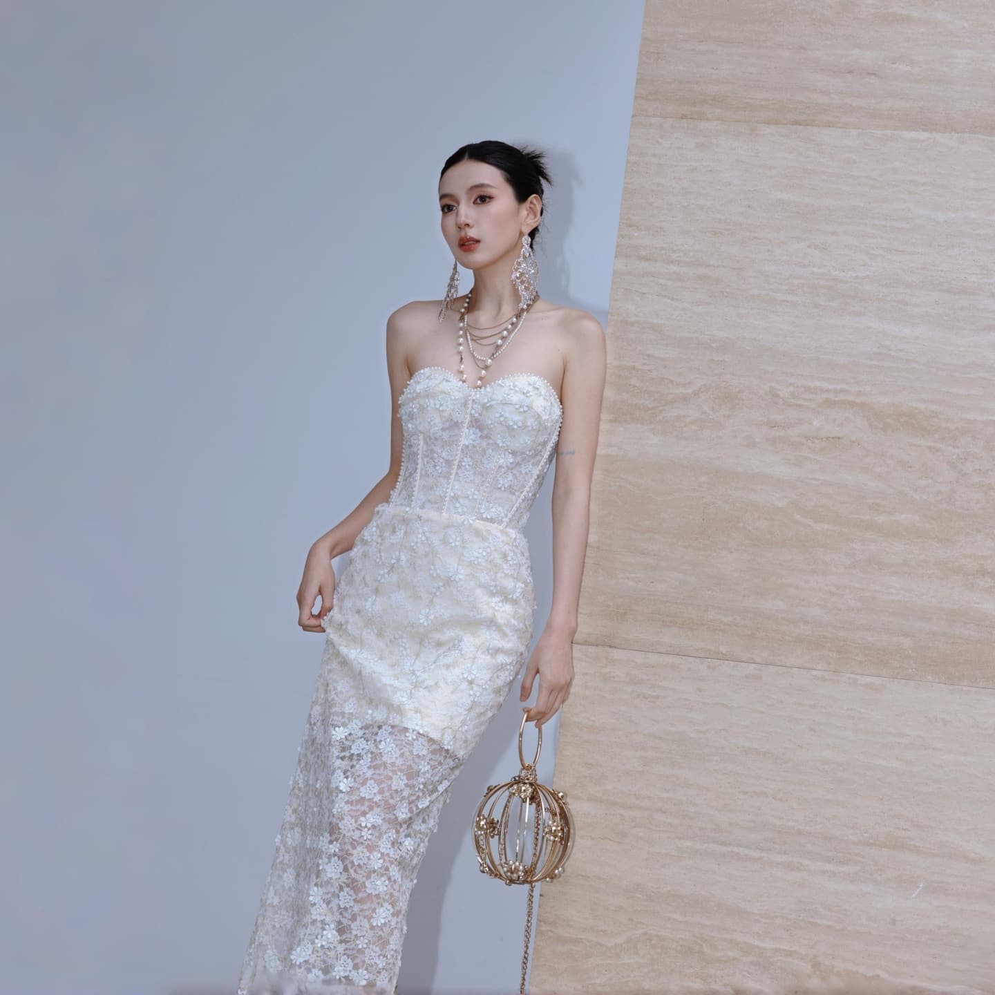 2026 New Sexy Spaghetti Strap Bodycon Dress Hollow Lace Ruched Party Gown for Women
