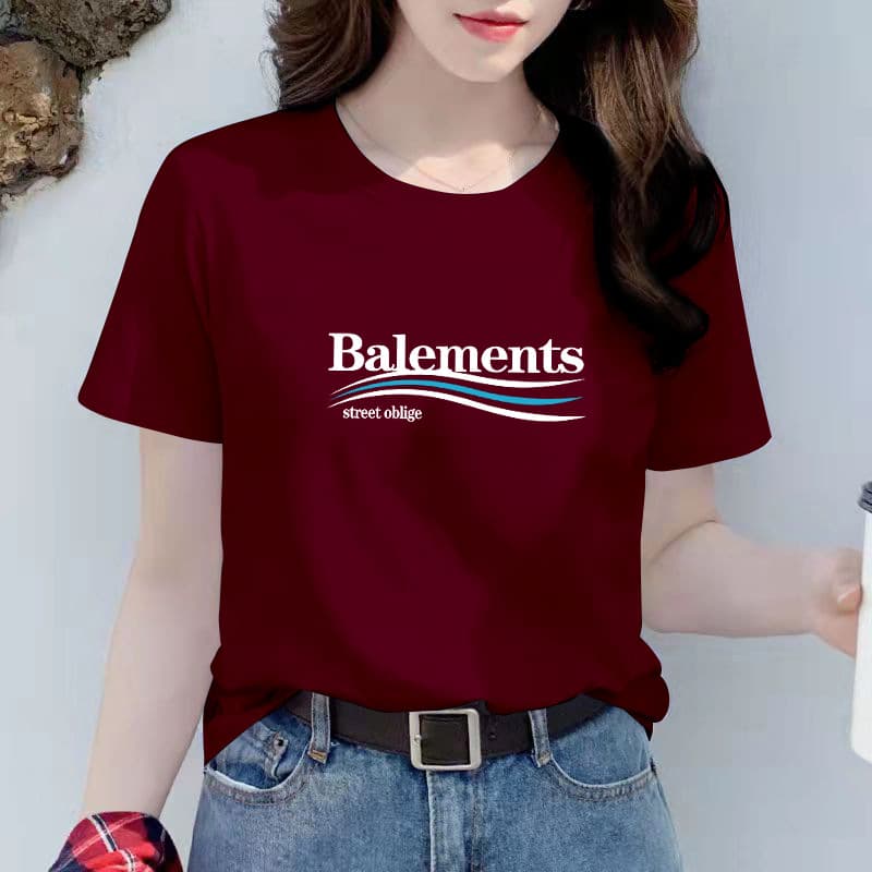New Summer Women's Korean Style Loose Plus Size Slimming Casual Breathable High-Quality Short-Sleeve Top