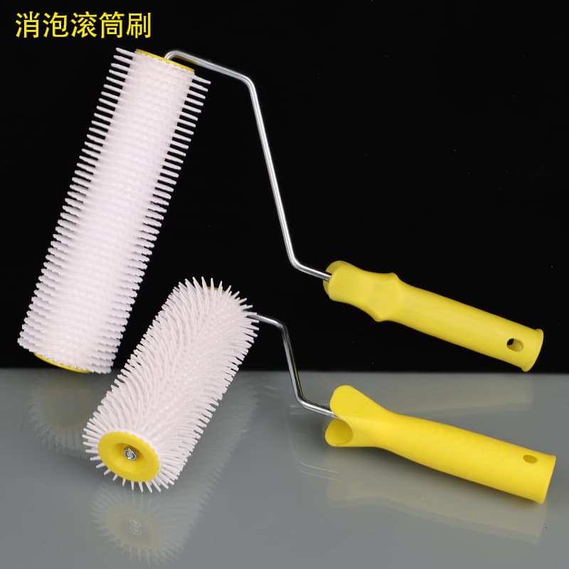Manufacturer wholesale defoaming roller brushes, floor paint tools, self-leveling cement venting rollers, needle roller brushes, defoaming brushes