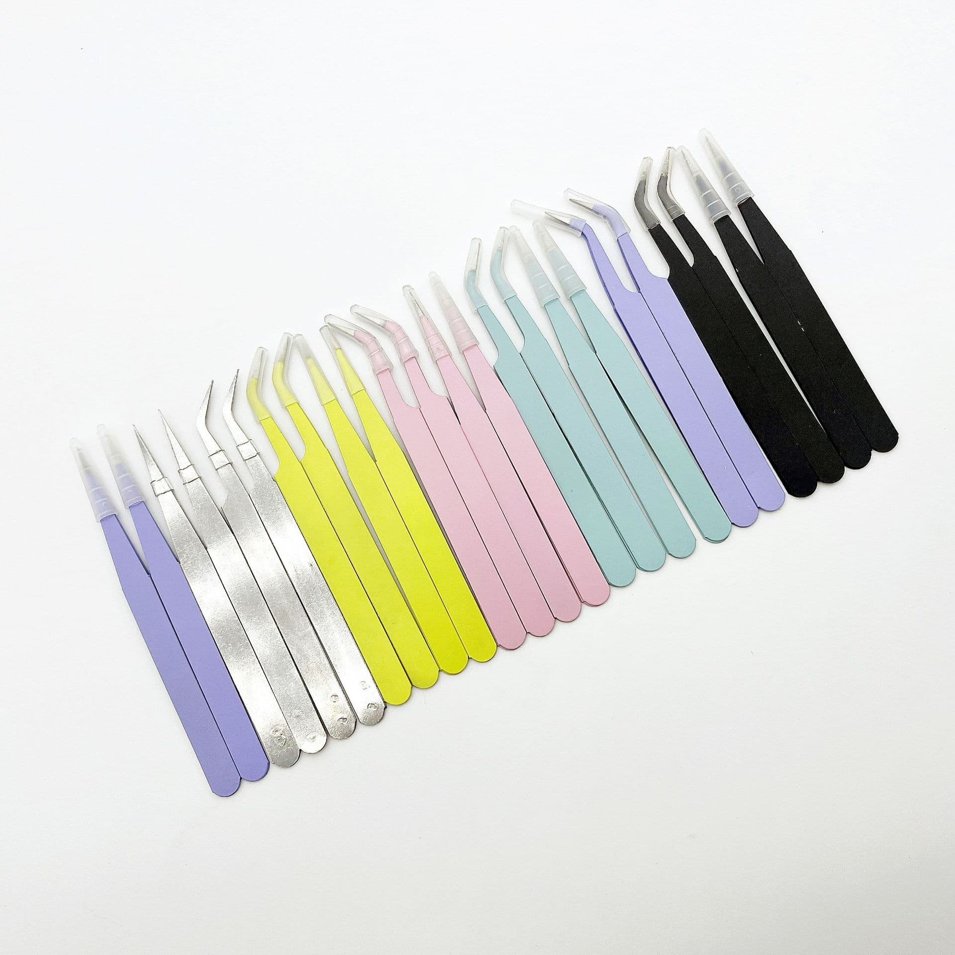 Pointed high quality tweezers anti-static clip disassembling machine tool stainless steel tweezers macaron tweezers straight elbow