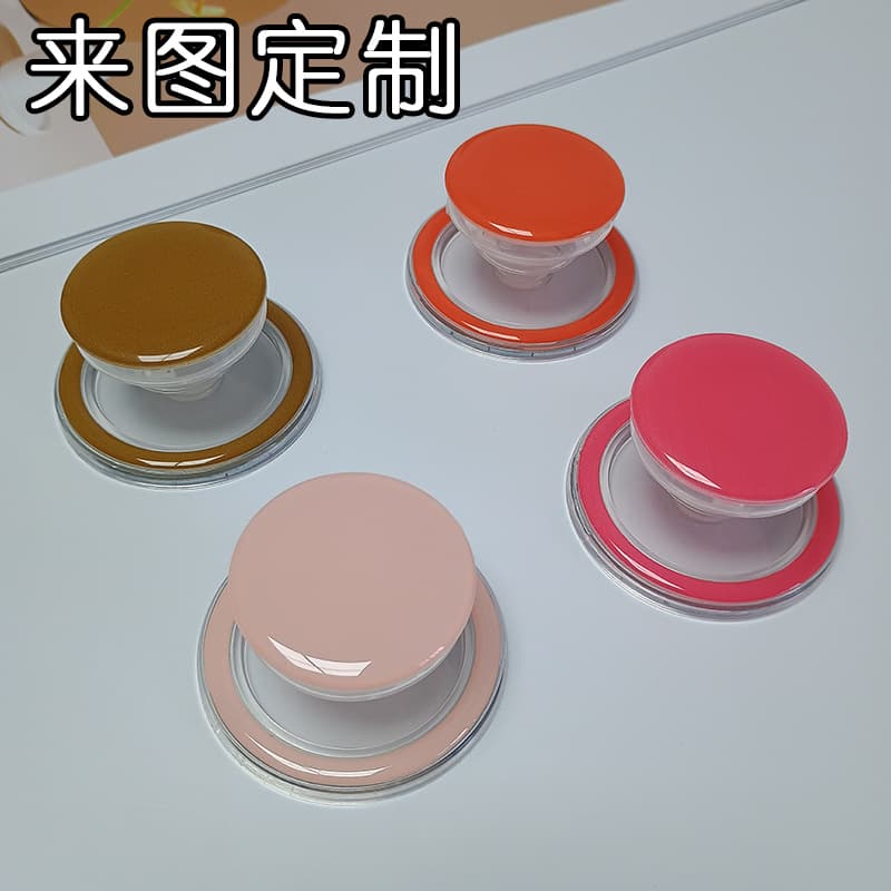 Macaron Candy Color Series Round Magnetic Integrated Phone Airbag Stand Desktop Retractable Lazy Stand PopSockets