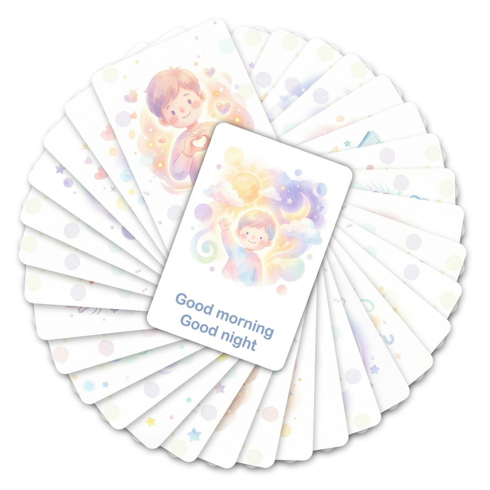 Cross-border direct procurement of 36 children's emotional expression cards, emotional autism assisted communication English expression learning cards