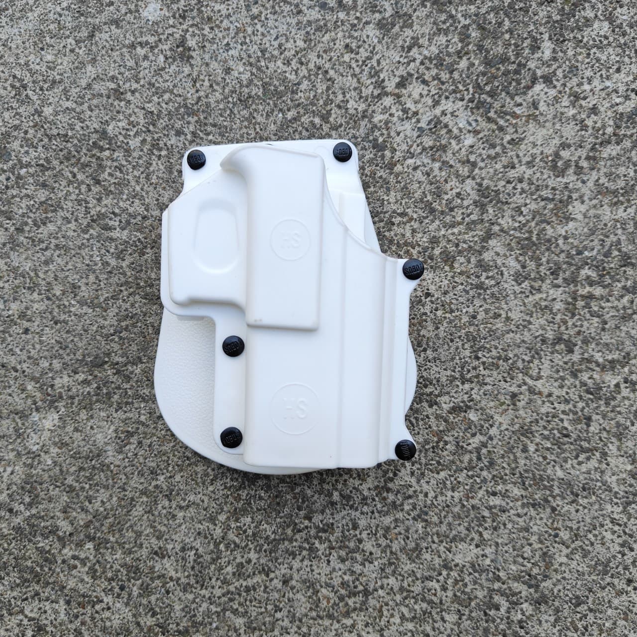 White HS holster plastic holster tactical holster waist holster quick release holster