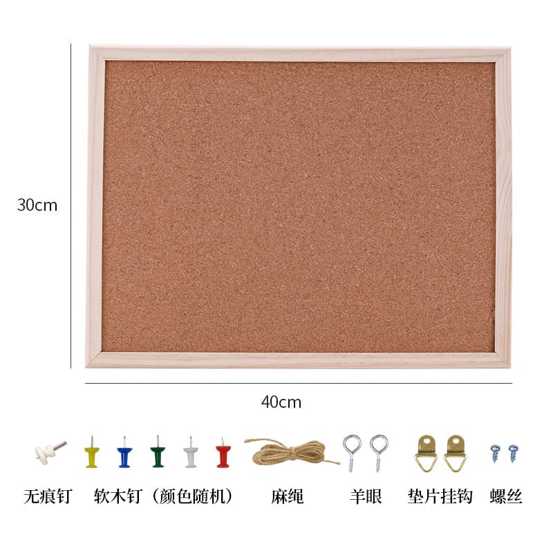 1008 Wholesale Cork Board for Office, Home, Children's Teaching, Dormitory Desktop Mobile Student Hanging Photo Display Board