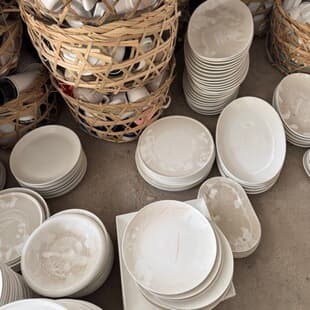 Plates mixed freedom, ceramic bowl plate set, ceramics ceramic plate cross-border defective