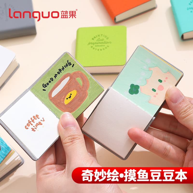 Languo Magical Doodle Mini Bean Book Specialized Sketchbook for Doodling Cute Compact Portable Wholesale