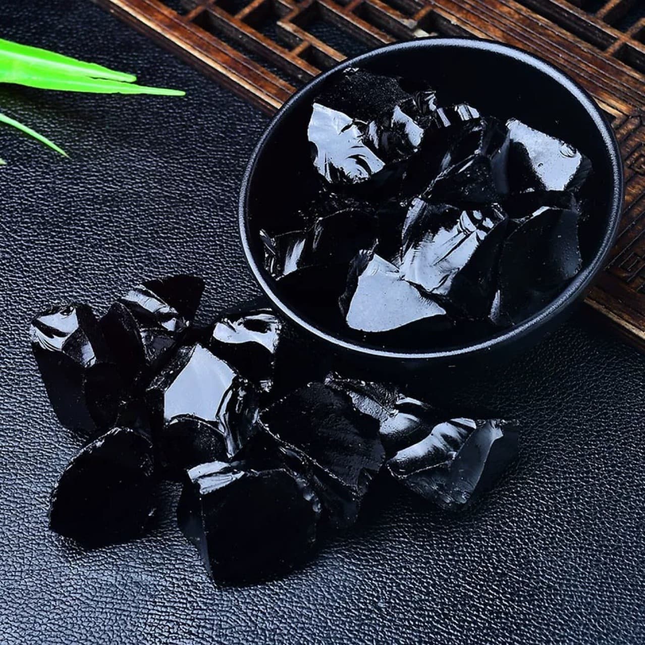Obsidian Rough Stone, Black Crystal Rough Stone, Aromatherapy Stone Diffuser, Decorative Stone Wholesale