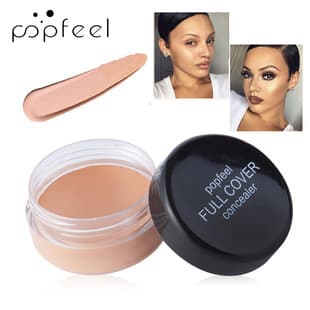 Export exclusive POPFEEL single-color concealer foundation cream, covers dark circles, spots, tattoos, waterproof, European and American makeup