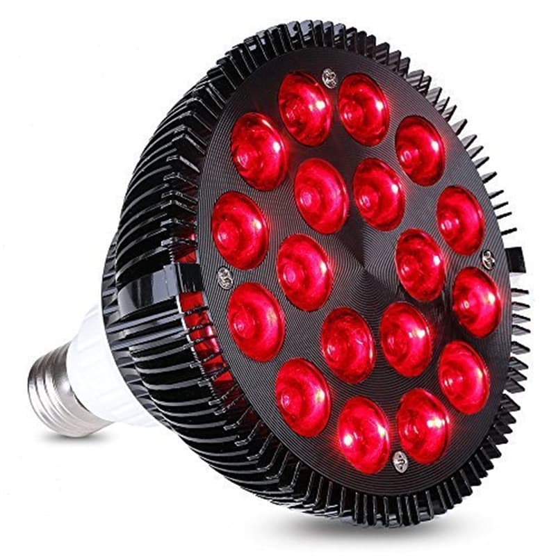 54W PAR38 Red Light Plant Grow Light, Indoor Bonsai Flower Bougainvillea Succulent Supplement Light