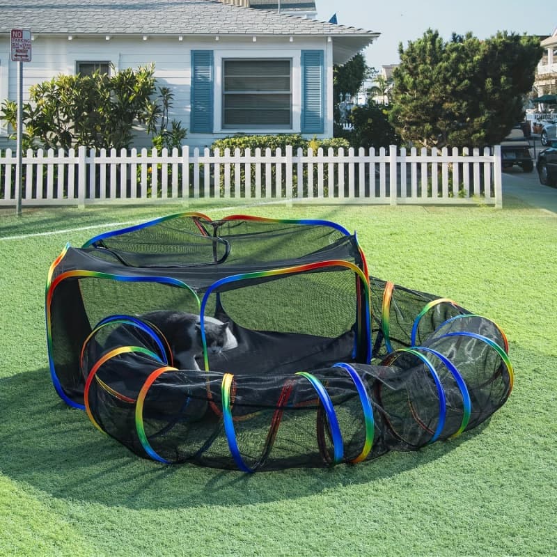 2026 New Cross-Border Drop Shipping Outdoor Cat Cage Portable Cat Cage Outdoor Cat Tent Cat Cage